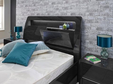 High Gloss Storage Bed