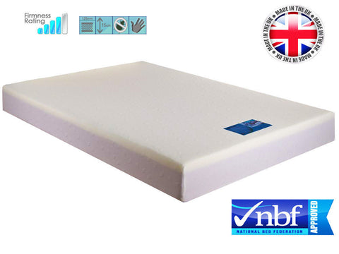 Affordable Luxury Double Memory Foam Mattress - Single, Small Double, Double Or King