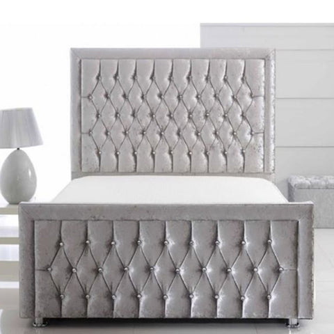Bella Studded 4ft Double Bed Frame