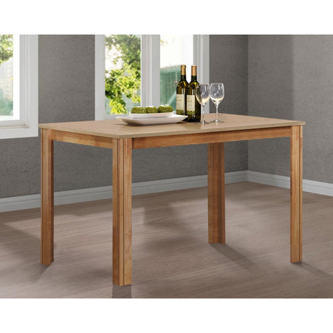 Blake Small Wooden Dining Table In Light Oak