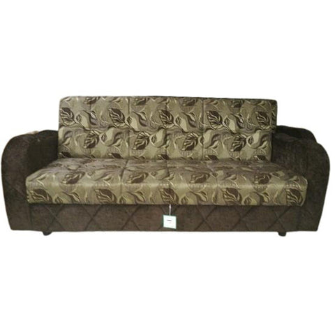 Brown Pattern 3 Seater Sofa