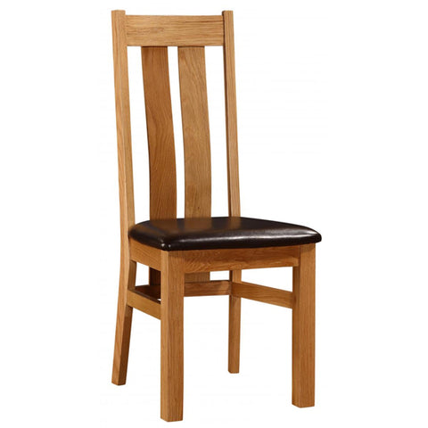 Cumbria Solid Oak Dining Chair in Natural