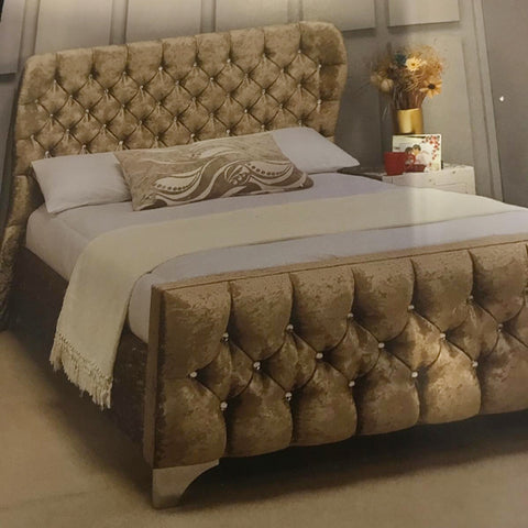 Royal Studded 4ft Double Bed Frame