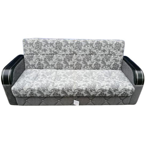 Grey & White Pattern 3 Seater Sofa
