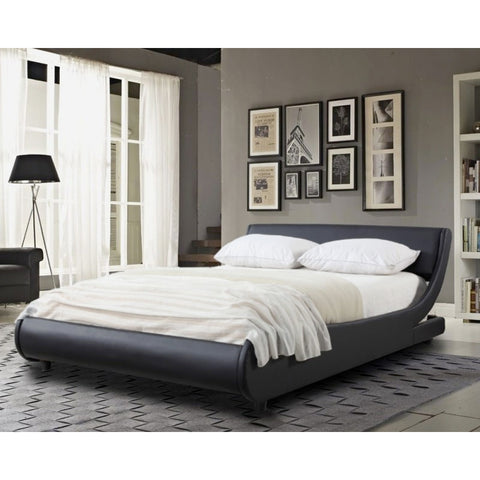 Griffin Faux Leather King-Sized Bed