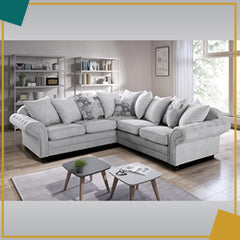 Hawaii Corner Sofa Light Grey