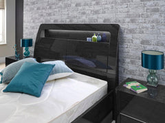 High Gloss Storage Bed