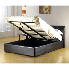 Fusion PU King-Sized Ottoman Storage Bed