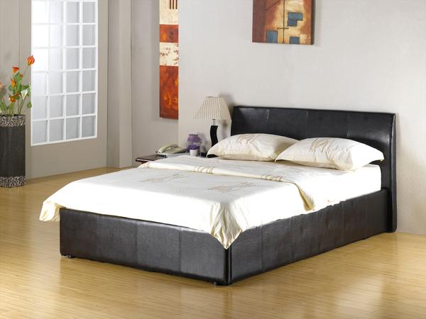 Fusion PU Double Ottoman Storage Bed