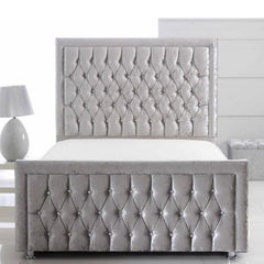 Bella Studded Double Bed Frame